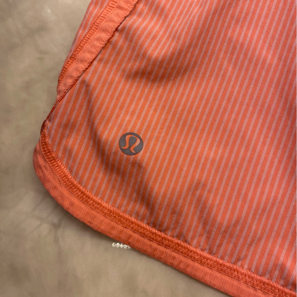 Lululemon Orange and Pink Shorts
